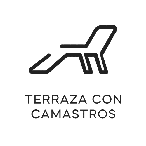 Terraza-con-camastros-Amenidades-Icono-Torre-Garten